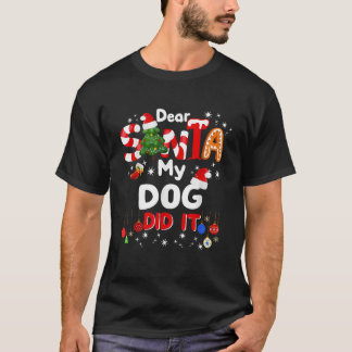 サンタマイ親愛ドッグそれをしたおもしろい犬愛好家クリスティマ Tシャツ