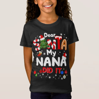 サンタマイ親愛ナナがクリスマスを過ごしおもしろいた Tシャツ