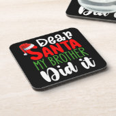 サンタマイ親愛ブラザー家族のクリスマスにやった コースター (左側)