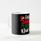 サンタマイ親愛ブラザー家族のクリスマスにやった コーヒーマグカップ (正面左)