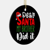 サンタマイ親愛ブラザー家族のクリスマスにやった セラミックオーナメント (右)