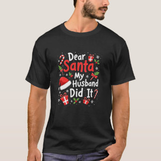 サンタマイ親愛夫は家族のクリスおもしろいマをやった Tシャツ