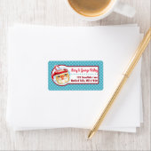 サンタマグクリスマスカード住所 シール (インサイチュ)