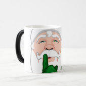 サンタマグコーヒーカップフェスティバルクリスマスサンタカップ モーフィングマグカップ (正面左)