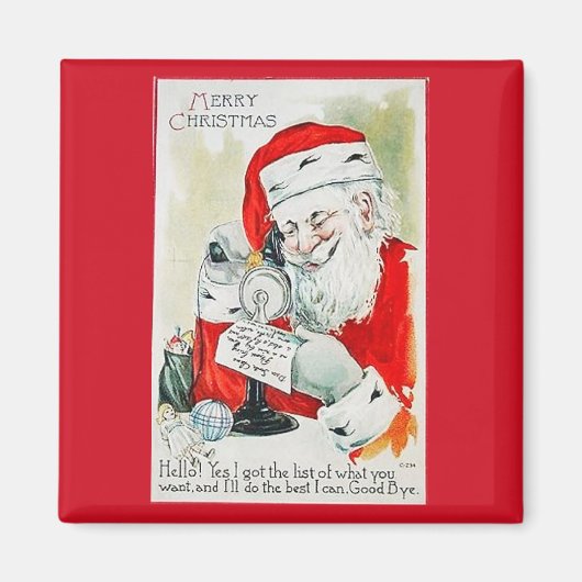 サンタマグネットの呼び出し マグネット (正面)