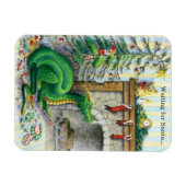 サンタマグネットを待っている マグネット (横)