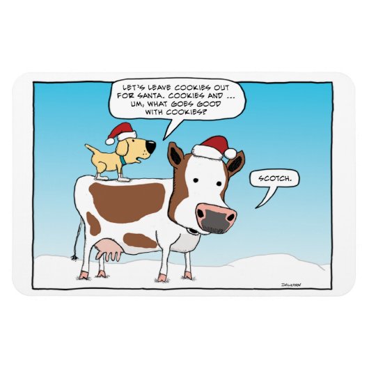 サンタマグネット用のクッキーとスコッチ マグネット (横)