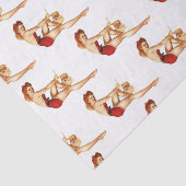 サンタマスクで女の子をピンアップ 薄葉紙 (詳細)