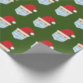 サンタマスクエラッピング紙 ラッピングペーパー (角)