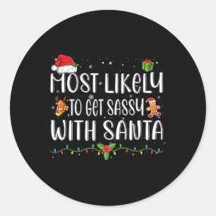 サンタマッチングクリスマとセックスする可能性が最も高い ラウンドシール