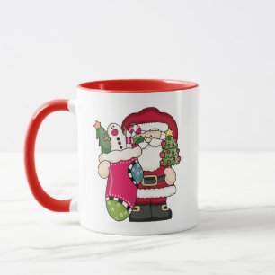 サンタマパーソナライズされたグサンタクロースMUG マグカップ