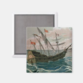 サンタマリアが新西海岸に迫る マグネット (正面/裏面)