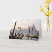 サンタマリアのdellaの挨拶 カード (黄色い花)