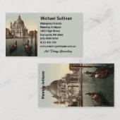 サンタマリアのdellaの挨拶I、ベニス、イタリア 名刺 (正面/裏面)