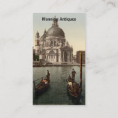 サンタマリアのdellaの挨拶I、ベニス、イタリア 名刺 (裏面)