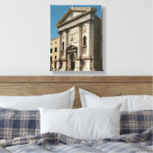 サンタマリアデラ教会のファサード キャンバスプリント (インサイチュ (寝室))