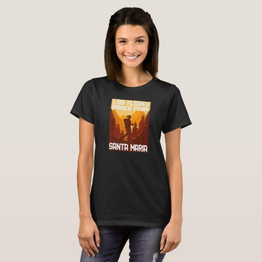 サンタマリアロスフローレスランチパーク自然はホームm tシャツ (正面フル)