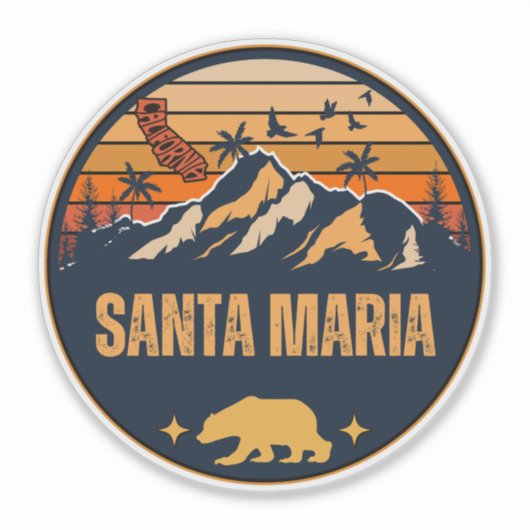 サンタマリア, カリフォルニア シール (正面)