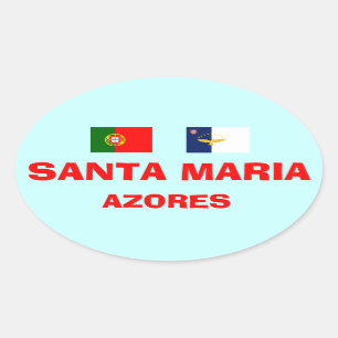 サンタマリア*ユーロスタイルアゾレス楕円 楕円形シール
