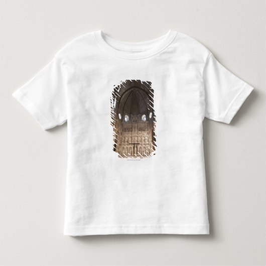 サンタマリアDe Pobletの修道院のネーブ トドラーTシャツ (正面)