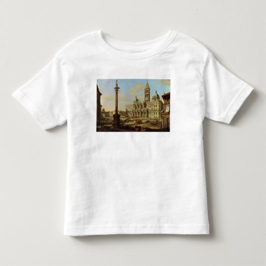 サンタマリアMaggiore、ローマ1739年 トドラーTシャツ (正面)