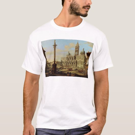サンタマリアMaggiore、ローマ1739年 Tシャツ (正面)