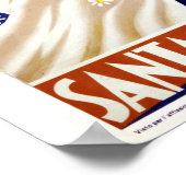 サンタマルゲリタリグレヴィンテージトラベイタリアンル ポスター (角)