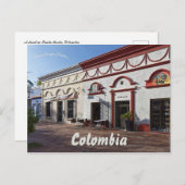 サンタマルタコロンビアの通り ポストカード (正面/裏面)
