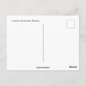 サンタマルタコロンビアの通り ポストカード (裏面)