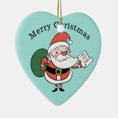 サンタミセスクロースカスタムオーナメント セラミックオーナメント (右)