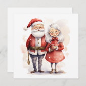 サンタミセスクロースクリスマスカード シーズンカード (正面/裏面)