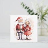 サンタミセスクロースクリスマスカード シーズンカード (スタンド正面)