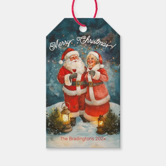 サンタミセス・クロース・メリー・クリスマス ギフトタグ (正面)