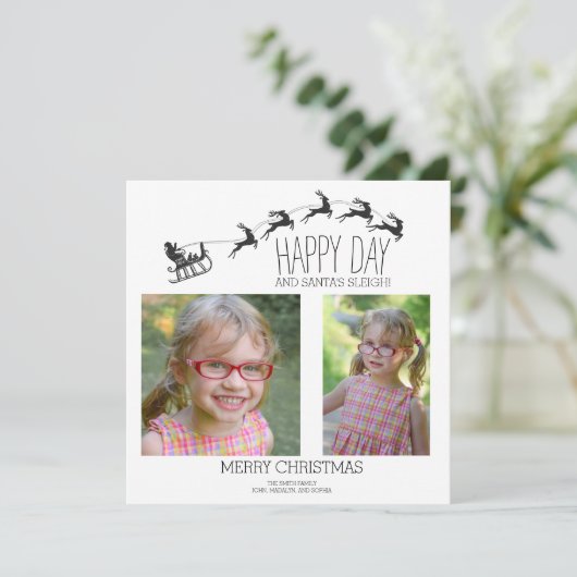 サンタミニマルのスリー2写真メリークリスマス (スタンド正面)