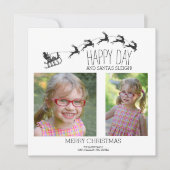 サンタミニマルのスリー2写真メリークリスマス (正面)