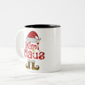 サンタミミ·クロースの聖降誕祭祝い ツートーンマグカップ (正面左)