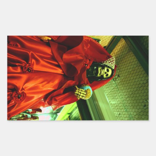 サンタミュエルテステッカー 長方形シール (正面)