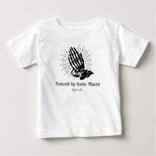 サンタミュエルテプロテクション名前をカスタムする ベビーTシャツ