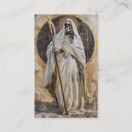 サンタミュエルテ後見・保護祈りの言葉カード 名刺 (正面)