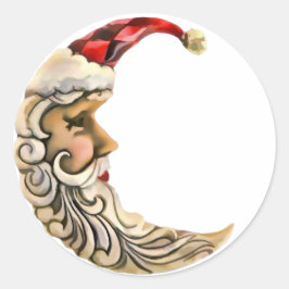 サンタムーンクリスマス ラウンドシール