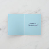 サンタメおもしろいッセージクリスマス カード (内部)