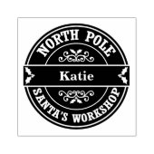 サンタメイルクリスマスギフトスタンプ ラバースタンプ (インプリント)