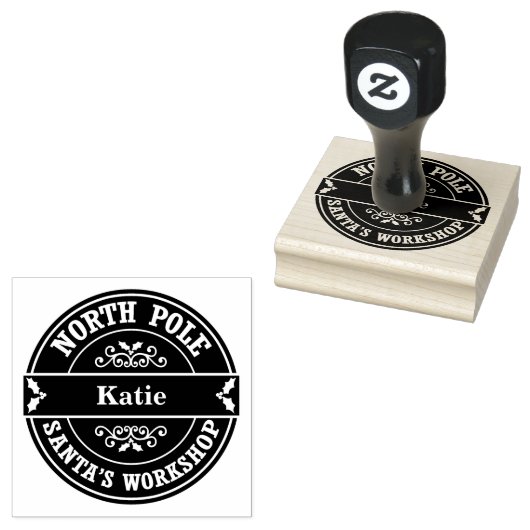 サンタメイルクリスマスギフトスタンプ ラバースタンプ (押印)