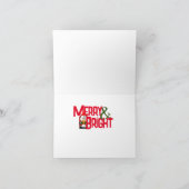 サンタメリーと明るいクリスマスカード シーズンカード (内部)