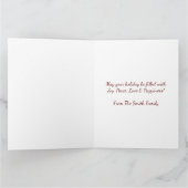 サンタメリークリスマスカード カード (内部)