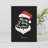 サンタメリークリスマスパーティの招待状 招待状 (スタンド正面)