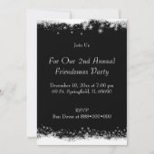 サンタメリークリスマスパーティの招待状 招待状 (裏面)