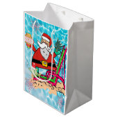 サンタメリークリスマス抱き枕 ミディアムペーパーバッグ (正面アングル)