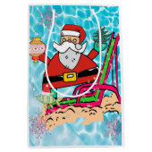 サンタメリークリスマス抱き枕 ミディアムペーパーバッグ (正面)