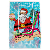 サンタメリークリスマス抱き枕 ミディアムペーパーバッグ (裏面)